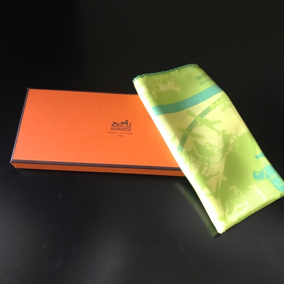Hermes Jeux d’Ombres pochette scarf . NWOT . Box included - Picture 2 of 11